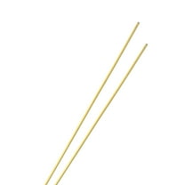 Uxcell 2-Pack Brass Round Tube, 2.5mm OD 0.5mm Thick 300mm Length Straight Pipe Tubing