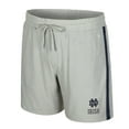 thumbnail image 2 of Men's Colosseum Gray Notre Dame Fighting Irish Mac Shorts, 2 of 3