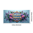 thumbnail image 1 of Ramadan Mubarak Islamic Backdrop Banner Event Decoration Hanging Lantern Moonlight Mosque Stars Photography Props Festive Celebrations Muslim Holiday, 1 of 4