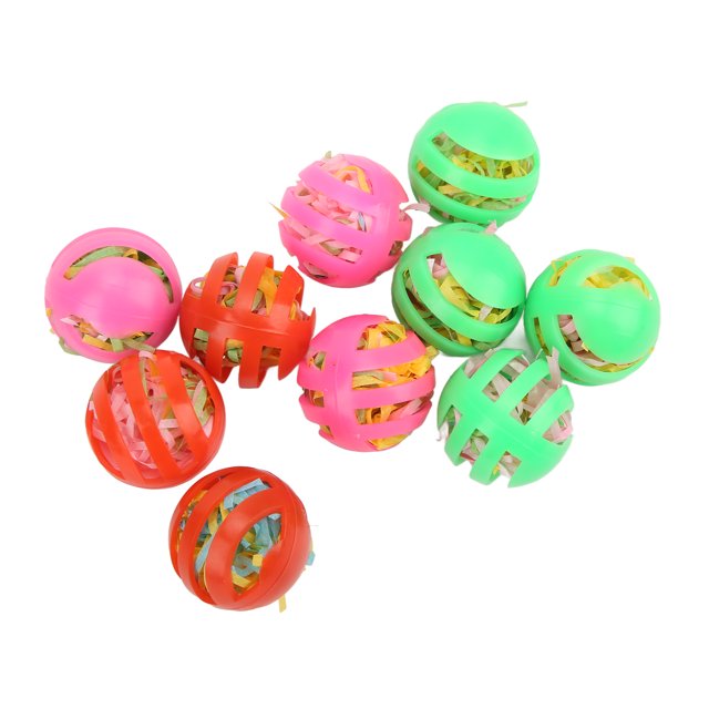 Parrots Foraging Balls, Hollow Bird Shredding Ball Toy Safe Free Colorful With Bell For Lovebird For Budgie