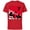 Red, variant on Disney Racing 7th Birthday 7 Years Old Mickey Mouse Race Car - Short Sleeve Cotton T-Shirt for Adults - Customized-Black