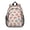 Mushroom and Character-1, variant on Mushroom and Character Pink Pattern Backpack for School, Cute School Bag with Adjustable Shoulder Straps and Padded Back, 15"x11.42"x5.5"