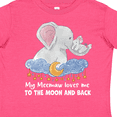 thumbnail image 4 of Inktastic My Meemaw Loves me to the Moon and Back Elephant Family Boys or Girls Toddler T-Shirt, 4 of 5