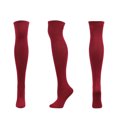 thumbnail image 5 of Mialoley Men Football Socks, Knitting Solid Color Knee-High Tube Elastic Sports Adult Male Long Socks, 5 of 5