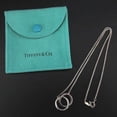 thumbnail image 7 of Pre-Owned Tiffany & Co. Interlocking Circle 1837 Necklace Pendant in Ag925 Silver for Women, 7 of 7