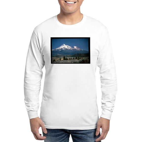 CafePress - Nature Photography Mountains Landscape Art - Unisex Cotton Long Sleeve T-Shirt