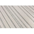 thumbnail image 6 of CAMILSON Micro Loop High-Low Pile Stain Resistant Indoor Area Rugs Striped-White 9x12, 6 of 8