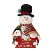 dajkiuy Christmas Snowman Family Tabletop Decoration, Christmas Decorations, Snowman Tiered Tray Decor for Winter Xmas Mantel Home Shelf Kitchen Decor
