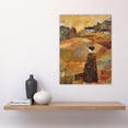 thumbnail image 2 of Our Harvest Fields By Jenny Adamson Autumn Farm Klimt Warm Orange Ochre Pastel Shades Large Wall Art Poster Print Thick Paper 18X24 Inch, 2 of 3