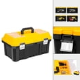 thumbnail image 4 of 1 Uds Caja de Herramientas de Reparación con Portátil con Organizador de Asas Servicio Multifunción de Plástico Caja de Almacenamiento Industria B Sunnimix Caja de herramientas portátil, 4 of 8