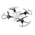 thumbnail image 3 of Injueey Dron con cámara plegable de 50 veces Fotografía aérea Control remoto Cuadricóptero Altura Sostener Gravedad Detección Avión Avión Accesorios para aéreos Blanco, 3 of 6