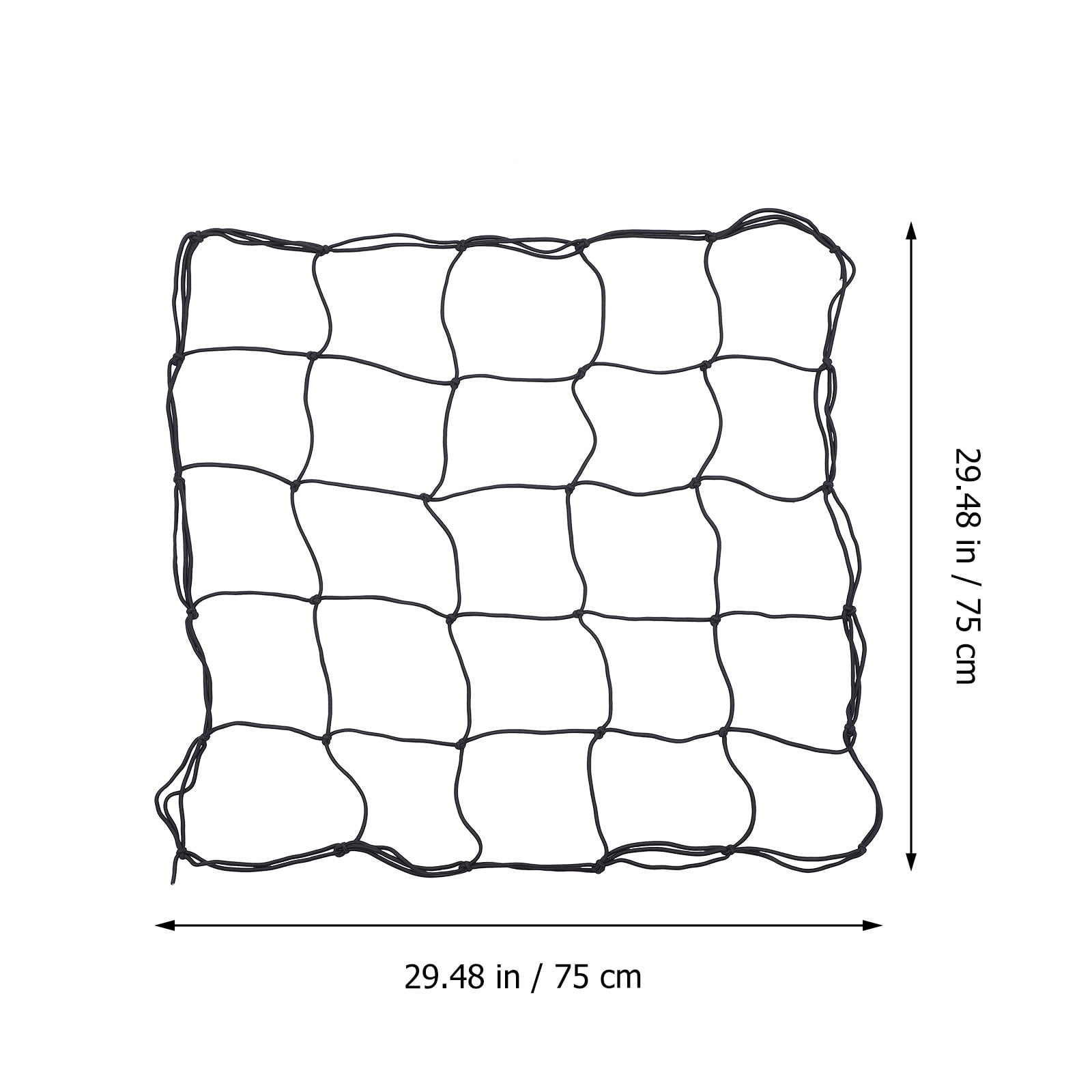 FENGGUIQU Black Plant Grow Netting 1Pc Elastic Trellis Garden Support Net for Outdoor Vegetables and Fruits