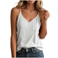 thumbnail image 6 of GHIIYER Sleeveless V Neck Tank Tops for Women with Pockets Solid Casual Blouses Camisole Top Size 2Xl, 6 of 7