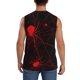 thumbnail image 4 of Fotbe Red Spider On The Web Men's Camiseta sin Mangas Estampada para Hombres, Playera Casual para Gimnasio, Entrenamiento, Playa-X-Large, 4 of 7