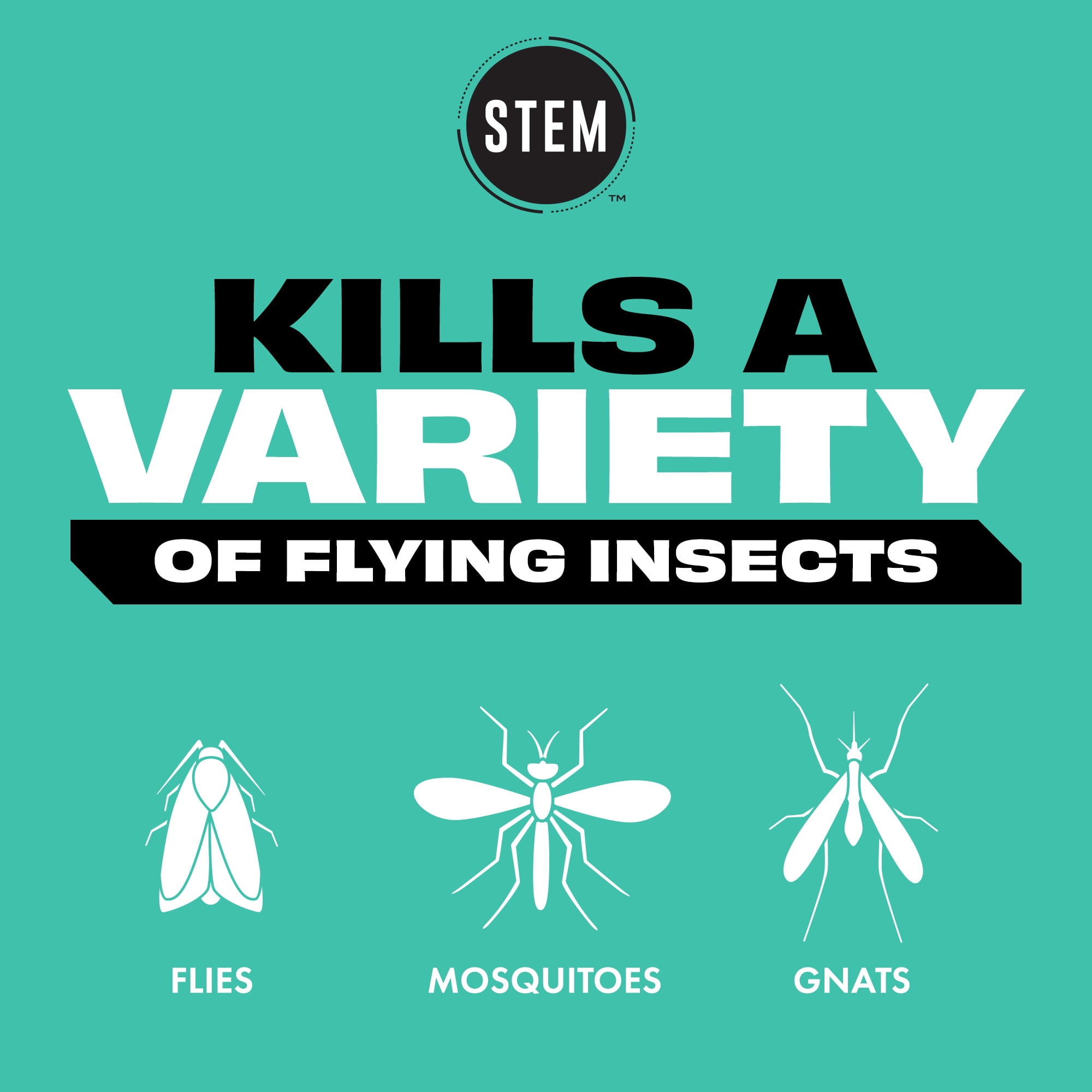 STEM Kills Indoor & Outdoor Fly, Mosquito & Gnat Insect Killer Bug Spray Value Size, 12 oz