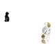 thumbnail image 5 of Figura de escritorio,Estatua de gato,linda estantería,escritorio,decoración del hogar,Espejo de pared,Espejo decorativo nórdico para colgar en la pared,Espejos de pared de metal decorativos, 5 of 8