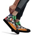 thumbnail image 5 of America Home With Irish Blood High Top Canvas Shoes Sneakers Black Size 10, 5 of 7