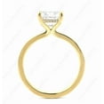 thumbnail image 3 of Cora Jewellery 3CT Hidden Halo Pear Moissanite Solitaire Engagement Ring For Women, 14K Yellow Gold, 3 of 6