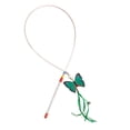 thumbnail image 3 of Juguete interactivo con forma de mariposa para gatos, divertido juguete para practicar con cascabeles. Mariposa verde, 3 of 7