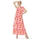 thumbnail image 1 of Vestido asimetrico estampado Roman Fashion /Juvenil, 1734 (Rojo flor) rojo G, 1 of 6