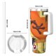 thumbnail image 5 of Vaso de acero inoxidable Bugs Bunny Ice King de 40 oz (con asa y pajita), para viaje en automóvil, 2 en 1, con tapa, 5 of 8
