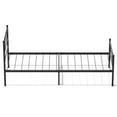 Yoneston 12.7" High Metal Platform Bed Frame with Two Bowknot