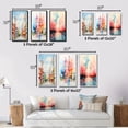 thumbnail image 4 of Designart "Colorfull Power Lines Gridscape Charm IV" Cityscapes Wall Art Set Of 3 - Multi-Color Power Lines Gallery Set For Office Decor, 4 of 7