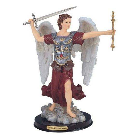 12 Inch Archangel Michael Holy Figurine Religious Decoration Decor