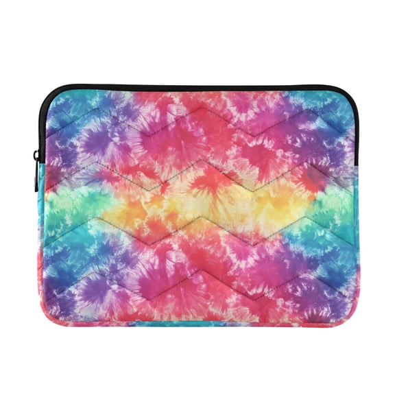 JIALIOU Laptop Sleeve Case with Zipper 13-13.3/15-16 Inch Compatible with MacBook HP Lenovo Dell ASUS Acer, Colorful Tie Dye