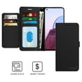 thumbnail image 4 of CoverON For Oneplus Nord N20 5G Leather Case, RFID Blocking Wallet 6x Card Slot Holder Cover Flip Folio Phone Pouch, Black, 4 of 6