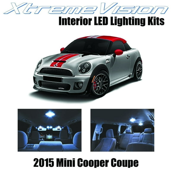 XtremeVision LED for Mini Cooper Coupe 2015  11 Pieces Cool White Premium Interior LED Kit Package installation