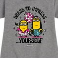 thumbnail image 3 of Despicable Me Minions - Dress To Impress Yourself - Toddler & Youth Girls Fleece Dress, 3 of 5