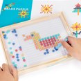 thumbnail image 2 of Tablero de arte de punto de juguete educativo Montessori con bolígrafo magnético y cuentas para juguetes de niños, 2 of 3