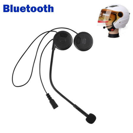 Bluetooth Helmet Speakers Hands Free Voice Command Motorcycle Helmet Bluetooth Headset Headphone Speakers Mic Handsfree Wireless, Upgraded Thinner Design ()