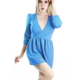 thumbnail image 3 of Vestido Corto Plisado Casual Cruzado Escote V Manga Larga THE DIFFERENT SOCIETY Side B collection Vestido corto plisado, formal, casual, 3 of 4