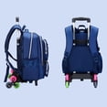 thumbnail image 4 of Mochila con ruedas Mochila escolar con ruedas de gran capacidad de 6 ruedas para niños, 4 of 4