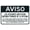 Warning Sign 2, variant on OSHA Caution Keep Ladders Chained Secured From Falling Sign - 12×8 Inches, Metal, Wall or Fence Workplace Safety Decor