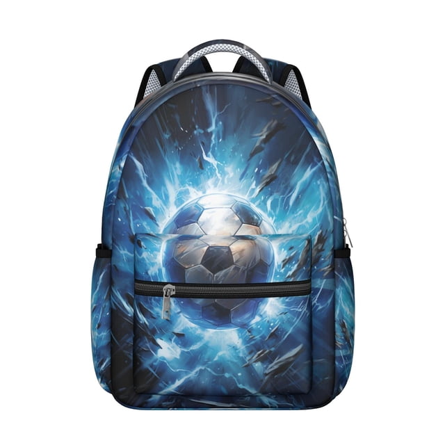 Basketball Students Backpack Baseball Football Soccer Ball Game Sports School Bag with Training Design, Durable and Adjustable Strap