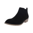 thumbnail image 1 of Journee Collection Womens Ramsey Block Heel Ankle Boots Black 10 Medium (B,M), 1 of 5