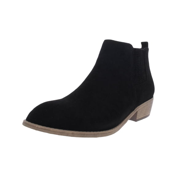 Journee Collection Womens Ramsey Block Heel Ankle Boots Black 10 Medium (B,M)