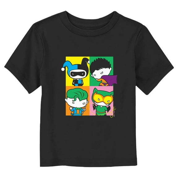 Justice League Pop Art Villains Portraits  Graphic T-Shirt