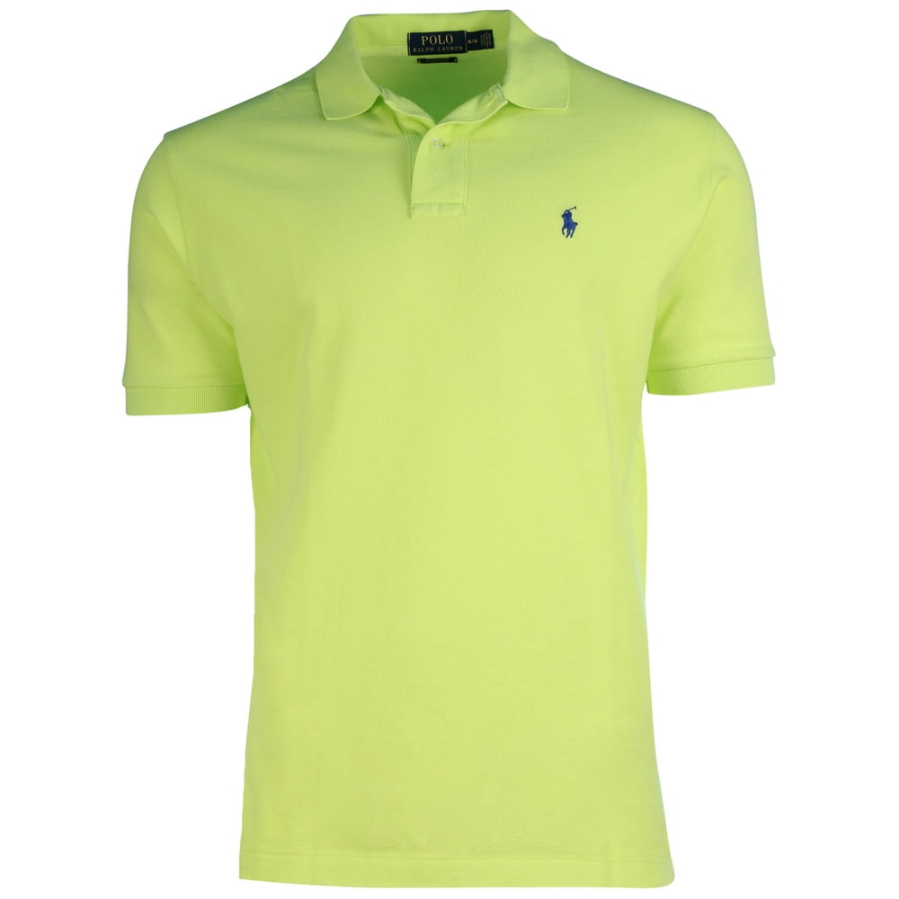 Polo Ralph Lauren Polo Ralph Lauren Men's Classic Fit Mesh PoloNeon Yellow