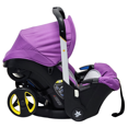 thumbnail image 3 of Carriola Para Bebé Starkids Polux Convertible Con Pañalera Purple, 3 of 4
