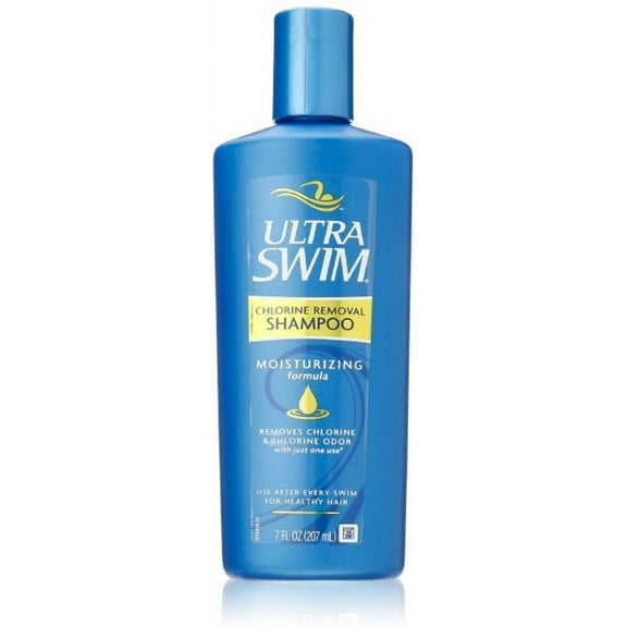 UltraSwim Chlorine Removal Shampoo, Moisturizing Formula 7 oz (Pack of 2)