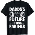 thumbnail image 1 of T-Shirt Citation Drôle "Daddy's Future Lifting Partner" pour Fils - Blanc - 3TG, 1 of 4