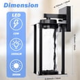 thumbnail image 2 of Luminaria FILIYANO LED de 13 W, 3000 K, del anochecer al amanecer, paquete de 2, 2 of 7