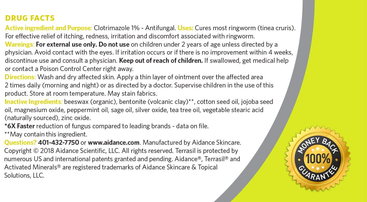Buy Terrasil® Ringworm Treatment MAX Strength with AllNatural