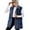 Dark Blue, variant on FJUCHAI Women's Denim Jean Vest Jacket Hooded Vest Casual Classic Sleeveless Button Denim Coats S-XL