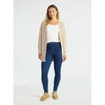 thumbnail image 4 of Time and Tru Women's High Rise Jeggings, 29" Inseam, Sizes XS-XXXL, 4 of 6