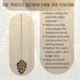 thumbnail image 2 of Pine Cone Rustic Ceiling Fan Pull Chain Ornament Figurine Cabin Lodge Decor, 2 of 6